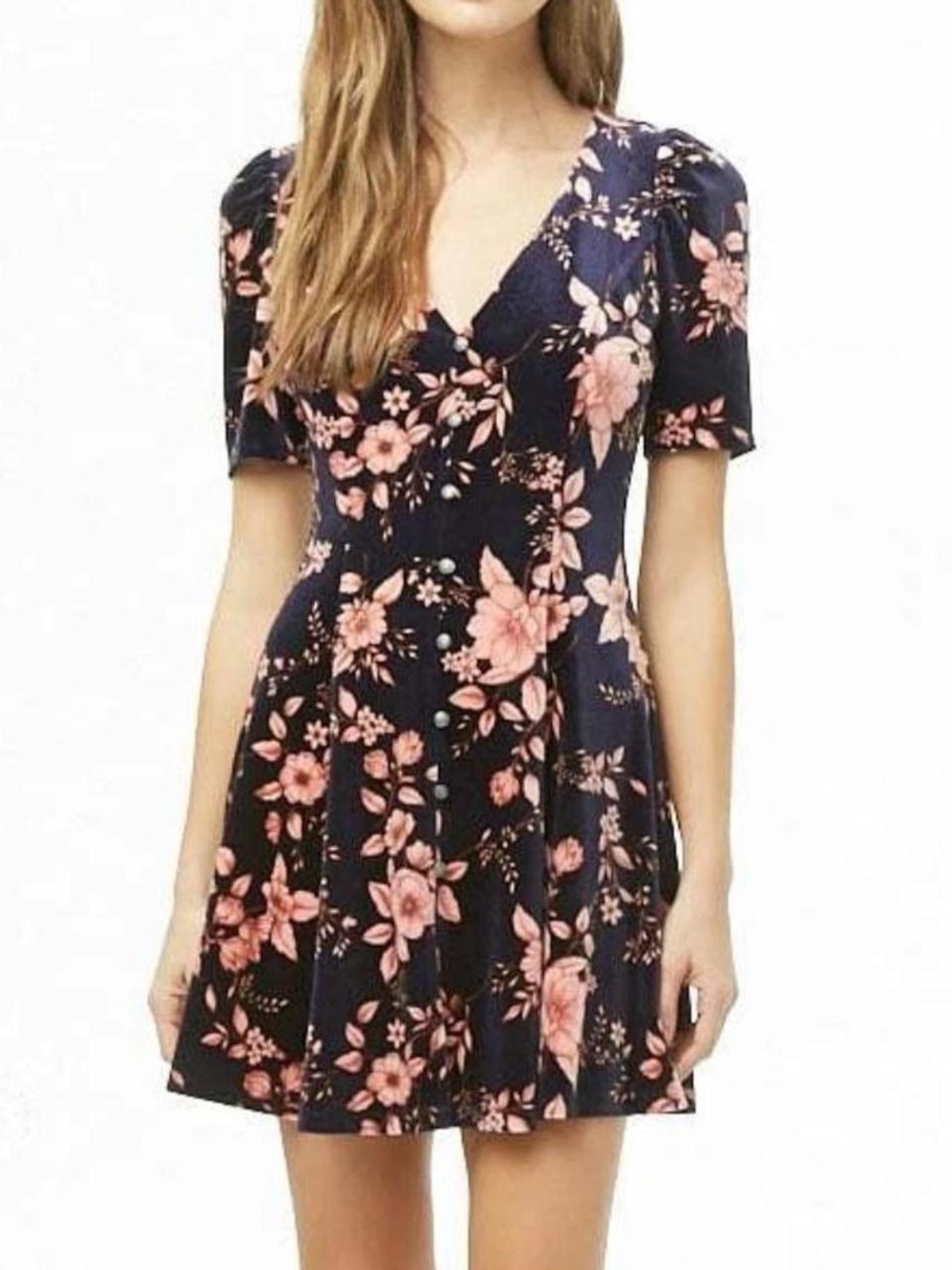 Forever21 Velvet Knit Women’s Mini Dress L